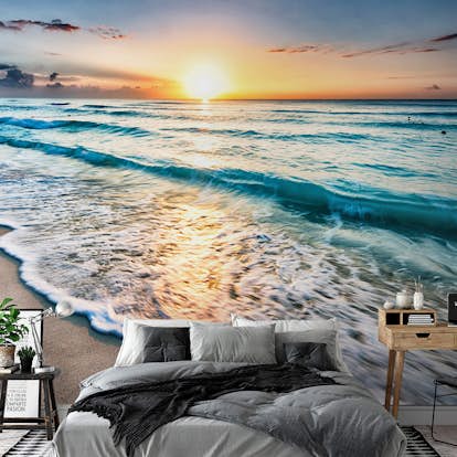 Fototapet Arkiio Walk Along the Seashore Självhäftande