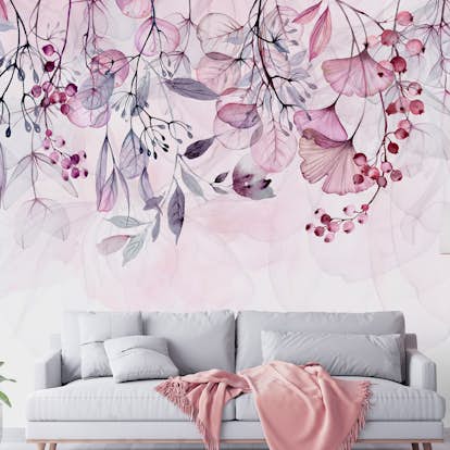 Fototapet Arkiio Foggy Nature Arkiio Pink