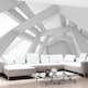Fototapet Arkiio White Construction