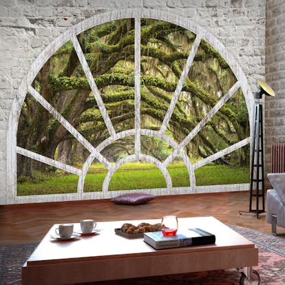 Fototapet Arkiio Självhäftande Window To Secret Forest