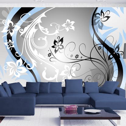 Fototapet Arkiio Art Flowers Blue