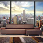 Fototapet Arkiio City behind Glass