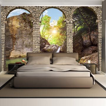 Fototapet Arkiio Självhäftande Morning Relaxation