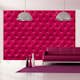 Fototapet Arkiio Fuchsia Rhombuses