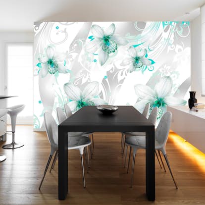 Fototapet Arkiio Sounds Of Subtlety Turquoise
