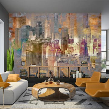 Fototapet Arkiio City in The Mist