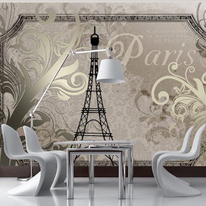 Fototapet Arkiio Vintage Paris Gold