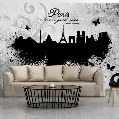 Fototapet Arkiio Paris Is Always A Good Idea Black And White