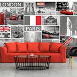 Fototapet Arkiio London, Paris, Berlin, New York
