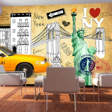 Fototapet Arkiio One Way New York