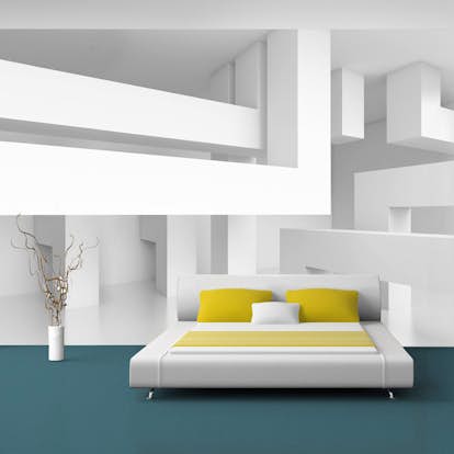 Fototapet Arkiio Självhäftande Alabaster Maze