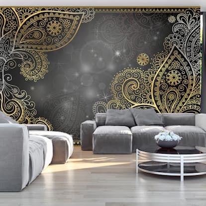 Fototapet Arkiio Självhäftande Gold Orient