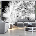 Fototapet Arkiio Black And White Dandelion