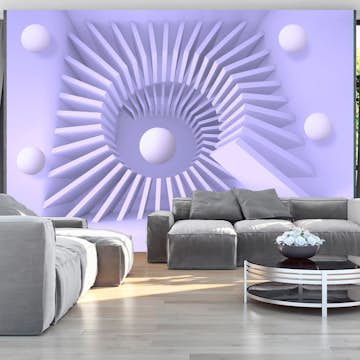 Fototapet Arkiio Självhäftande Lavender Maze