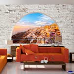 Fototapet Arkiio Självhäftande Santorini