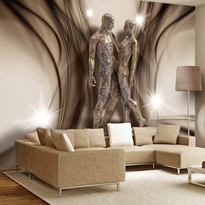 Fototapet Arkiio Självhäftande In Marble Embrace