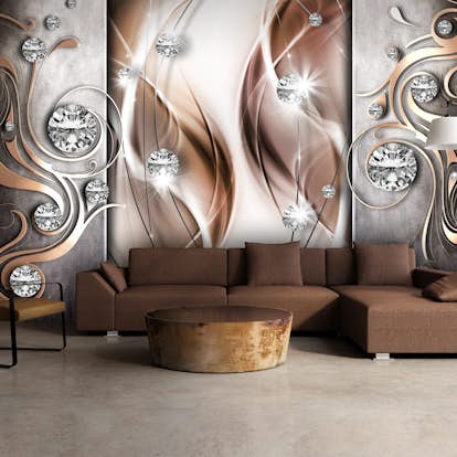 Fototapet Arkiio Brown And Diamonds