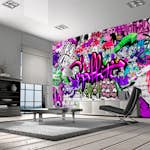 Fototapet Arkiio Purple Graffiti
