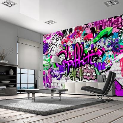 Fototapet Arkiio Purple Graffiti