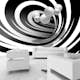 Fototapet Arkiio Twisted In Black & White