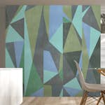 Fototapet Arkiio Gray triangles 50x1000 cm