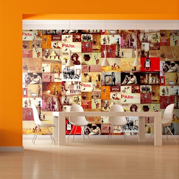 Fototapet Arkiio Collage Banksy 50x1000 cm