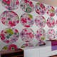 Fototapet Arkiio Pink meadow circle 50x1000 cm