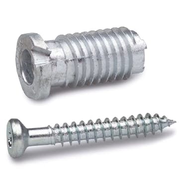 Monterad Karmhylsa Sveafönter ink. skruv