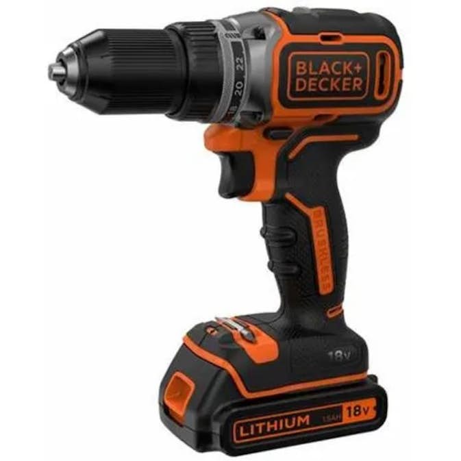 Borrskruvdragare Black & Decker BL186K1B2 18V 2X2 0Ah Batteri