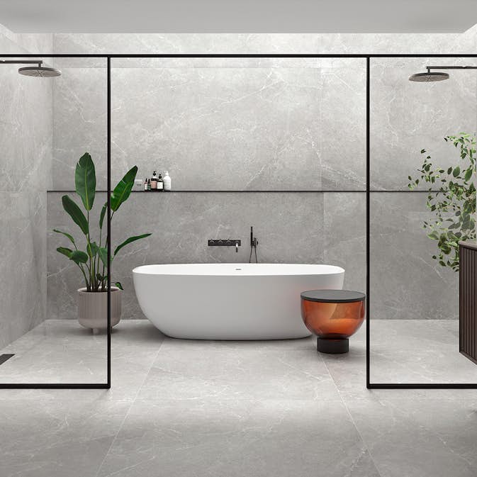 Klinker Tenfors Storm Grey 120x120 cm