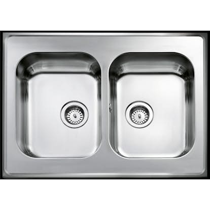 Heltäckande Diskbänk Intra Atlantic H 600 med Korgventil