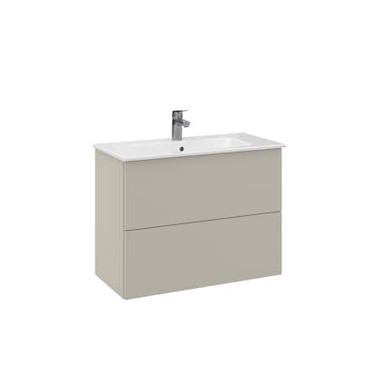 Tvättställsskåp Temal Astra med Tvättställ och 2 lådor