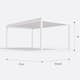 Aluminiumpergola Allvy Sunroom Oskura XL