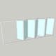 Vikparti Allvy Sunroom s75 3-Glas 7-Delad