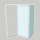 Vikparti Allvy Sunroom s75 3-Glas 2-Delad