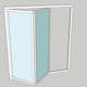 Vikparti Allvy Sunroom s75 3-Glas 2-Delad