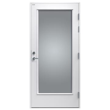 Altandörr Diplomat Vit Klarglas