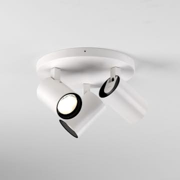 Spotlight Astro Aqua trippel rund