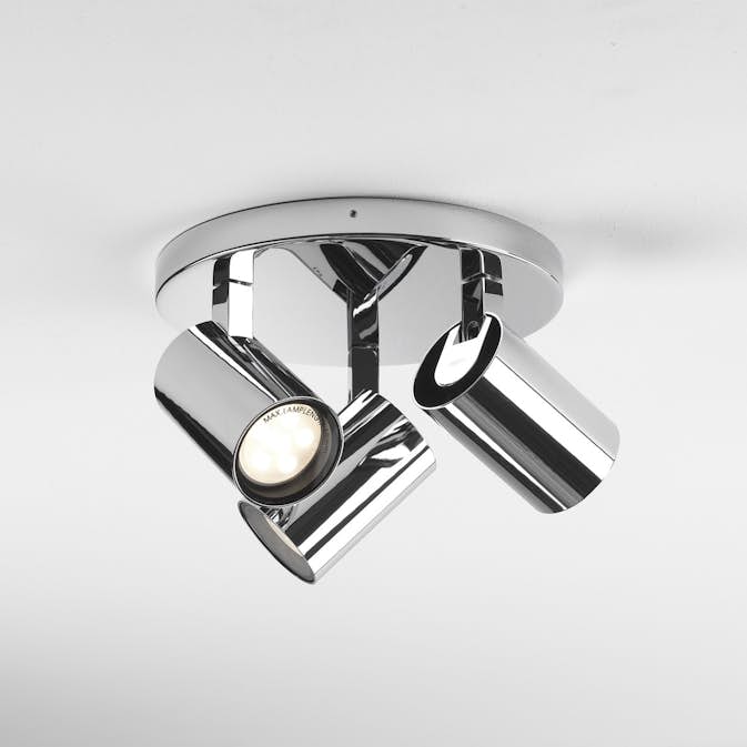 Spotlight Astro Aqua trippel rund