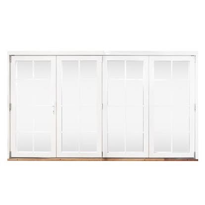 Vikdörr Vilenta Åre Trä/Aluminium 4-Delat