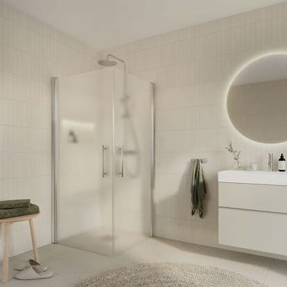 Duschhörn Arrow Corner Frostat Glas