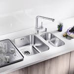 Avrinningsplan Blanco Rostfritt Stål 425 x 365 mm