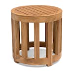 Utebord Hillerstorp Himmelsnäs Rund Ø 50 cm Teak Träbord