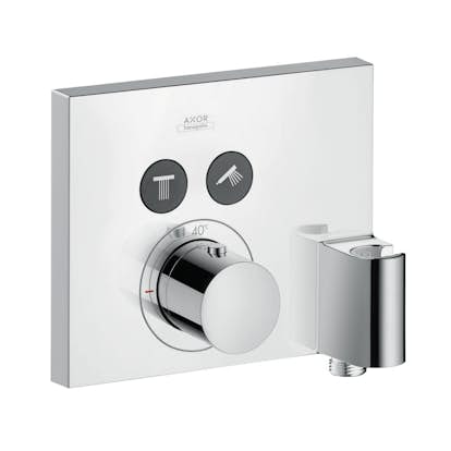 Inbyggnadsblandare Axor ShowerSleect Square 2-utlopp med integrerad slangkoppling