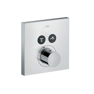 Inbyggnadsblandare Axor ShowerSleect Square 2-utlopp