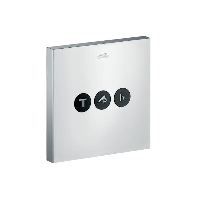Inbyggnadsblandare Axor ShowerSelect Square 3-utlopp