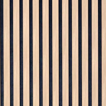 Akustikpanel Lundbergs SPA Svart Filt 2680x615x24 mm