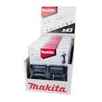 Bitssats Makita B-55697 43 delar med Förvaringslåda