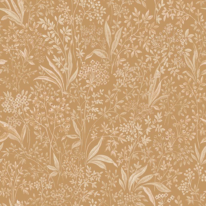 Tapeter Boråstapeter Vårt Arkiv Nocturne 2022 EasyUp, Mönstrad Gul