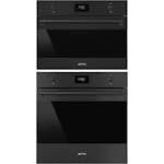 Ugnspaket Smeg SFP6301TVN + SO4301M0N med Pyrolytisk Rengöring